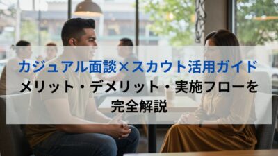 カジュアル面談×スカウト活用ガイド　メリット・デメリット・実施フローを完全解説