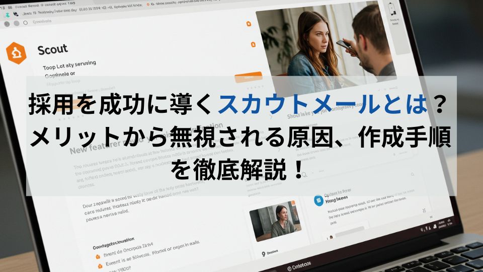 採用を成功に導くスカウトメールとは？メリットから無視される原因、作成手順を徹底解説！